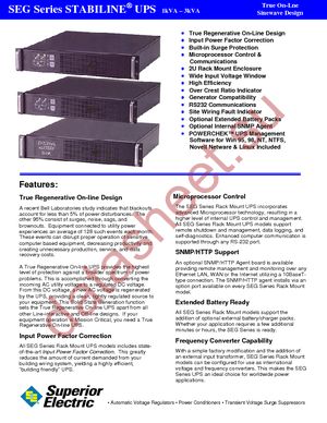 SEG3000R datasheet  